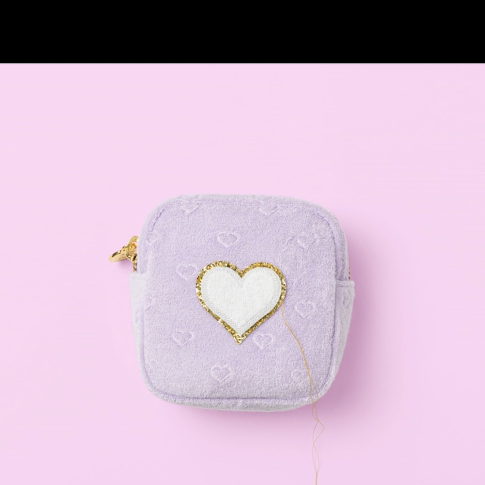 NWT Stoney Clover heart pouch
